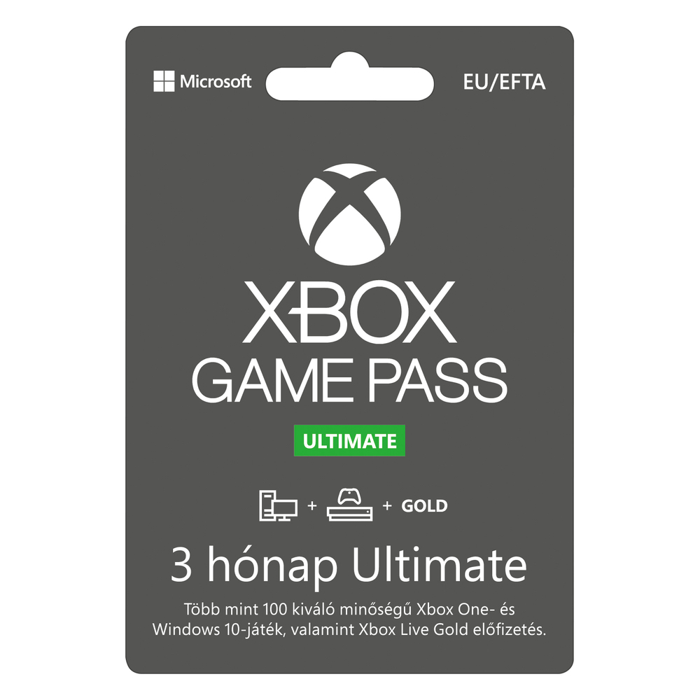 Microsoft Game Ultimate 3 előfizetés (digitális kód)
