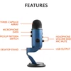 Blue Yeti USB mikrofon - Kék/Fekete (988-000232)