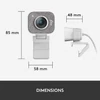 Logitech StreamCam - Fehér (960-001297)