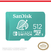 Kép 3/7 - Sandisk Nintendo Switch Micro SDXC 512GB UHS-I U3 (SDSQXAO-512G-GNCZN)