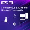 Sony INZONE H7 wireless headset - Fehér/Fekete (WHG700W.CE7)