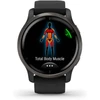 Garmin Venu 2 okosóra - Fekete / Sötét szürke (010-02430-11)