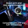 HyperX QuadCast mikrofon - Fekete/Piros (HX-MICQC-BK)