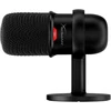 HyperX QuadCast mikrofon - Fekete/Piros (HX-MICQC-BK)