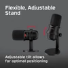 HyperX QuadCast mikrofon - Fekete/Piros (HX-MICQC-BK)
