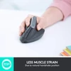 Logitech MX Vertical Advanced Ergonomic egér - Grafit (910-005448)