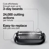 Braun 53B Combipack borotvafej, Series 5 és Series 6-hoz (2020-tól) - Fekete