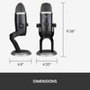 Blue Yeti X Pro Micro USB mikrofon - Fekete (988-000244)