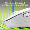 Logitech M650 Signature jobbkezes vezeték nélküli egér - Fehér (910-006255)