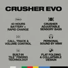 Skullcandy Crusher Evo Vezeték nélküli bluetooth fejhallgató - fekete (S6EVW-B957)