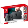 Nintendo Switch (Szürke) + Super Mario Odyssey + Mario Kart 8 Deluxe játék