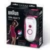 Braun Silk-épil 5 - 5185 Young Beauty láb epilátor - Fehér/Rózsaszín