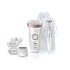 Kép 2/7 - Braun Silk-épil 9 SensoSmart 9/890 epilátor + Bikini trimmer, 7 kiegészítő - Rózsa arany/Fehér (SES9890)