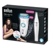 Braun Silk-épil 9 9-558 Bonus edition Wet&Dry vezeték nélküli epilátor 5 extrával + Arcepilátorral - Fehér/Türkiz (SE9558)