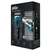 Braun Series 3 3080S ProSkin Wet & Dry borotva + töltőállvány - Fekete/Kék