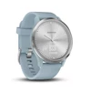 Garmin Vivomove HR Sport, S/M-es méret - Ezüst/Babakék