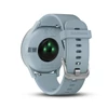 Garmin Vivomove HR Sport, S/M-es méret - Ezüst/Babakék