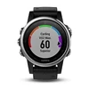Garmin Fenix 5S okosóra - Ezüst lunetta/Fekete szíj (010-01685-02)