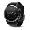 Garmin Fenix 5S okosóra - Ezüst lunetta/Fekete szíj (010-01685-02)