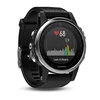 Garmin Fenix 5S okosóra - Ezüst lunetta/Fekete szíj (010-01685-02)
