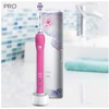 Oral-B PRO 2 2500 Design Edition elektromos fogkefe + Utazótok - Rózsaszín/Fehér