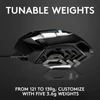 Logitech G502 SE HERO 25K 25600 DPI vezetékes gaming egér - Fekete/Fehér (910-005729)