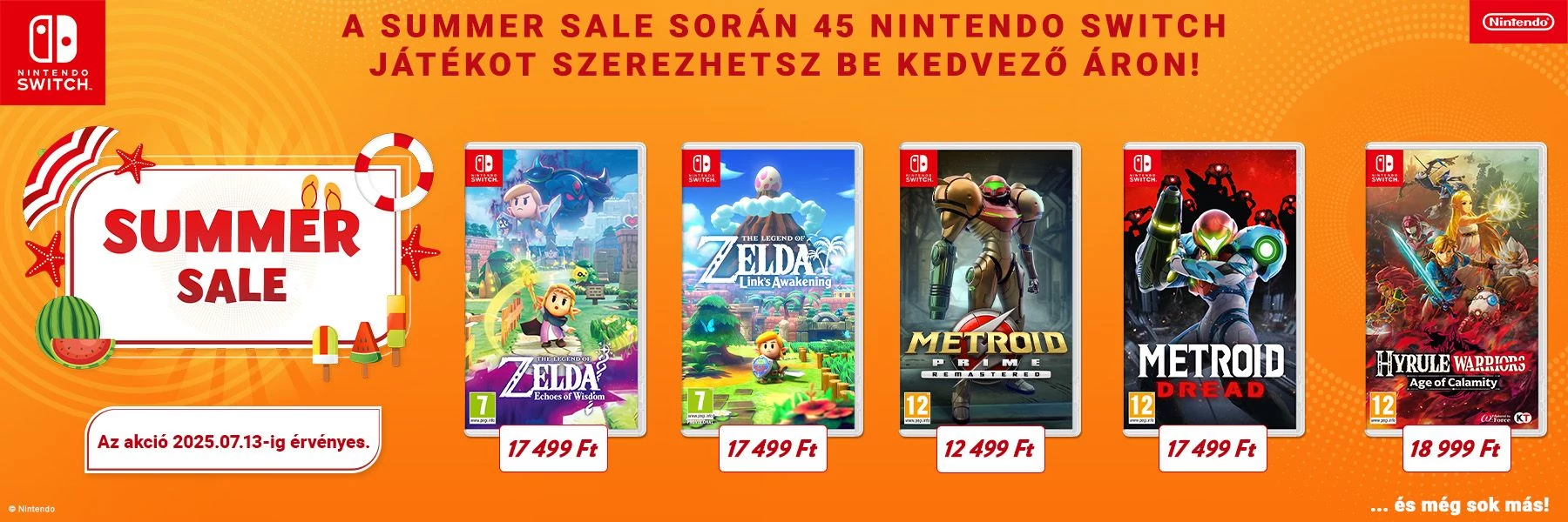 Nintendo Summer Sale