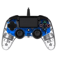 Nacon Wired Illuminated Compact Controller - Kék (PS4)