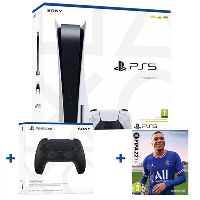 Sony PlayStation®5 (PS5) + Sony DualSense™ Wireless Controller + Fifa 22