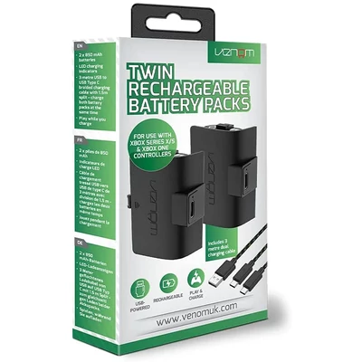 Venom Twin Battery Packs Black (Xbox Series)