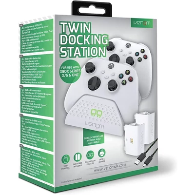 Venom Twin Docking Station White (Xbox Series | Xbox One)