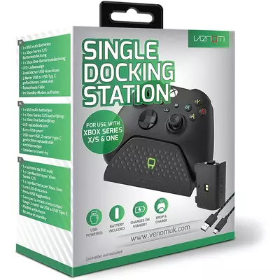Venom Single Docking Station Black (Xbox Series | Xbox One)