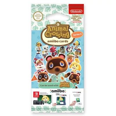 Amiibo Animal Crossing Card Set (Series 5) kiegészítő kártyák