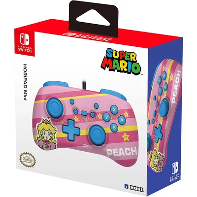 Nintendo Switch Horipad Wired Mini Controller Peach