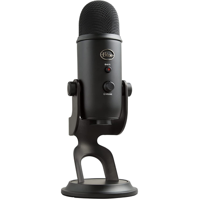 Blue Yeti USB mikrofon - Fekete (988-000229)