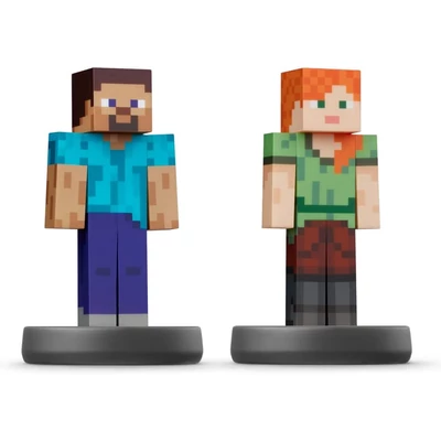 Amiibo Steve &amp;amp; Alex kiegészítő figura