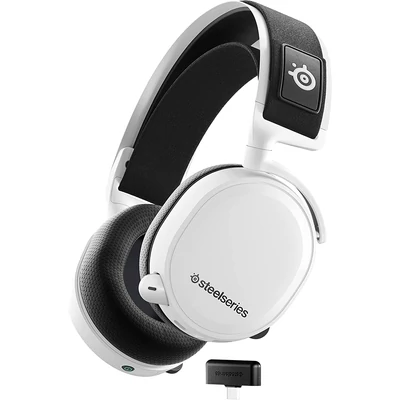 SteelSeries Arctis 7+ Wireless Gaming Headset - Fehér (61461)