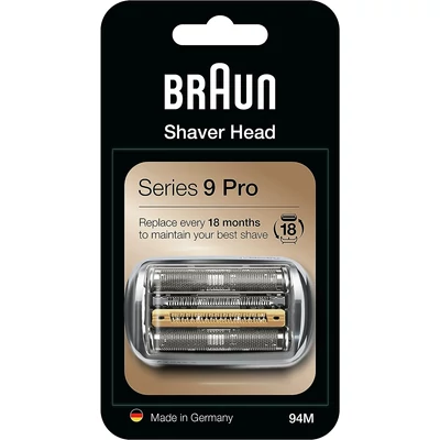 Braun 94M Combipack borotvafej (Series 9 és Series 9 Pro-hoz) - Ezüst