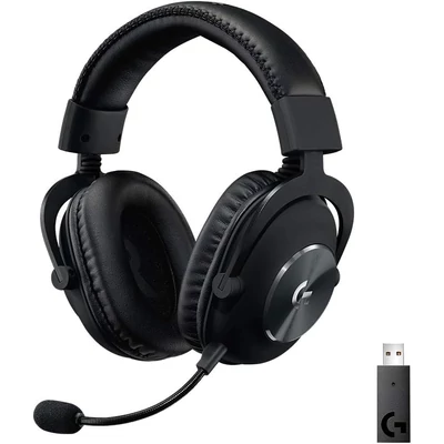 Logitech G Pro X Wireless Lightspeed 7.1 Gaming Headset - Fekete (981-000907)