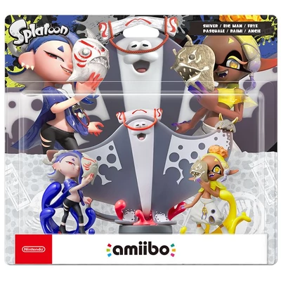 Amiibo Splatoon Deep Cut Set (Shiver/Frye/Big Man) kiegészítő figurák