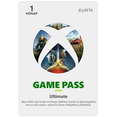Microsoft XBOX Game Pass Ultimate 1 hónapos előfizetés (digitális kód)