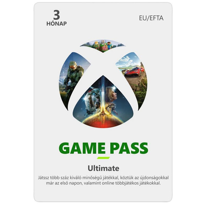 Microsoft XBOX Game Pass Ultimate 3 hónapos előfizetés (digitális kód)