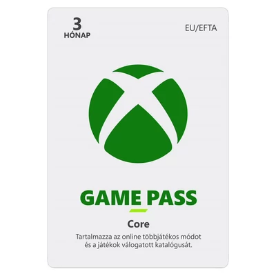 Microsoft XBOX Game Pass Core 3 hónapos előfizetés (digitális kód)