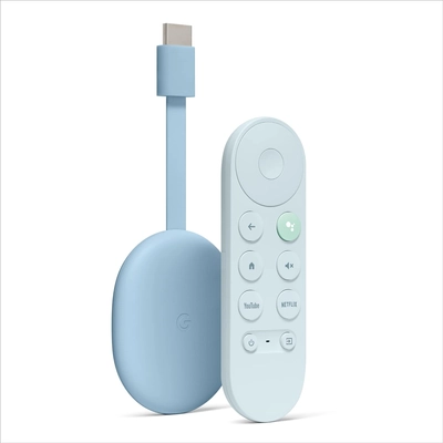 Google Chromecast + Google TV (4K) - Kék (GA01923)