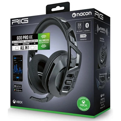 Nacon RIG 600 PRO HX Headset Fekete