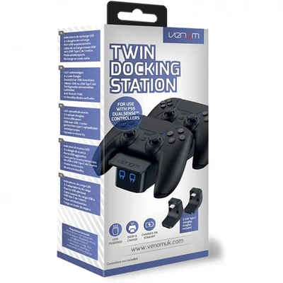 Venom Twin DualSense 5 Docking Station Black (PS5)
