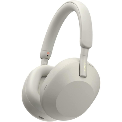Sony WH-1000XM5 Bluetooth zajszűrős fejhallgató - Ezüst