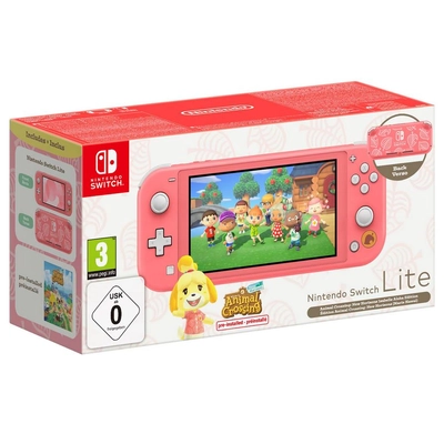 Nintendo Switch Lite  Animal Crossing: New Horizons Isabelle Aloha Edition