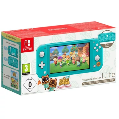 Nintendo Switch Lite  Animal Crossing: New Horizons Timmy and Tommy Aloha Edition