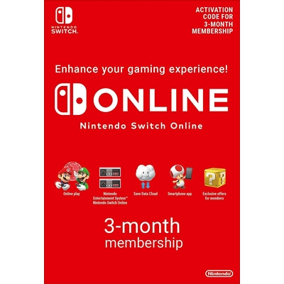 Nintendo Switch Online 3 hónapos előfizetés (Digitális kód)